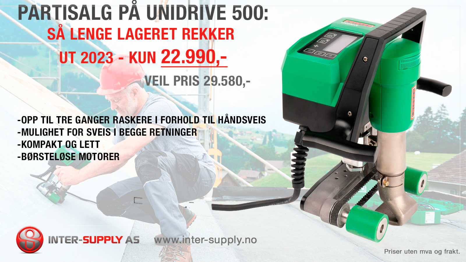 Read more about the article PARTISALG PÅ LEISTER UNIDRIVE 500